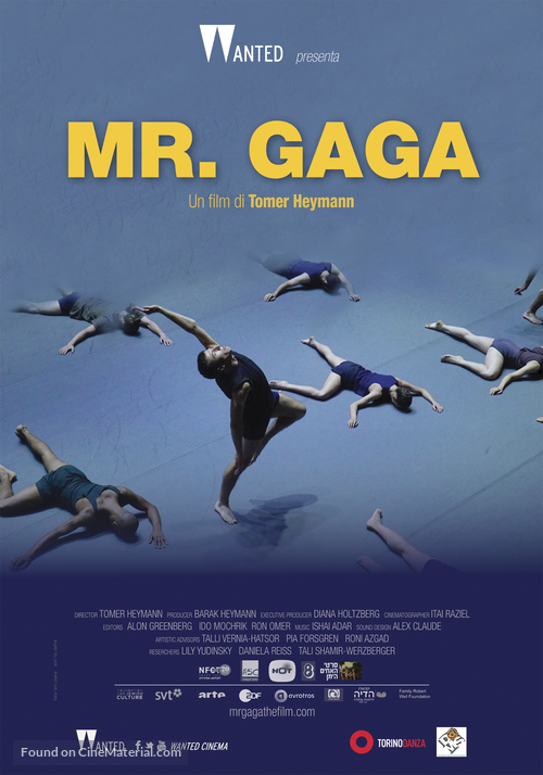 Mr. Gaga - Italian Movie Poster