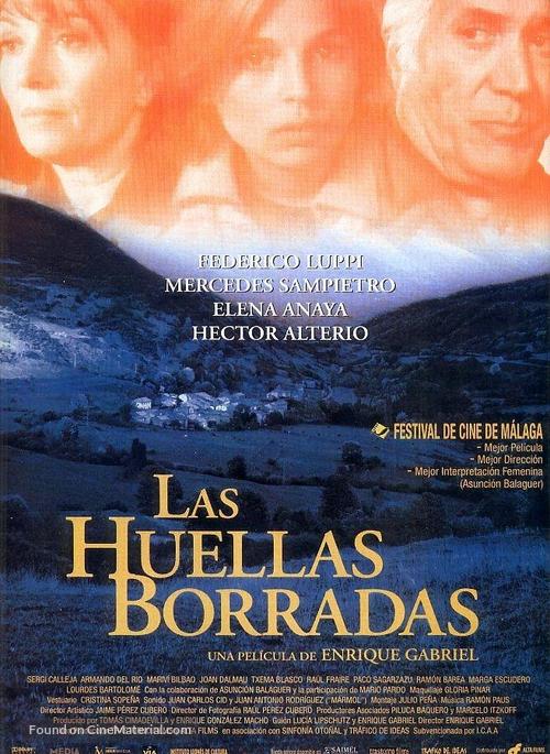 Las huellas borradas - Spanish Movie Poster