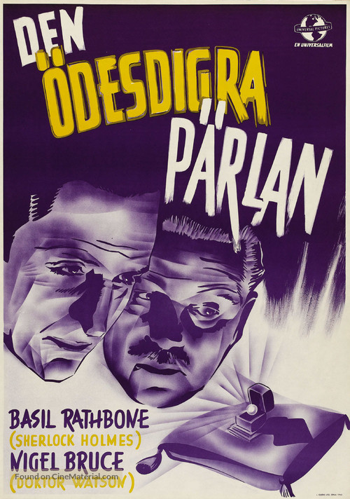 The Pearl of Death - Swedish Movie Poster