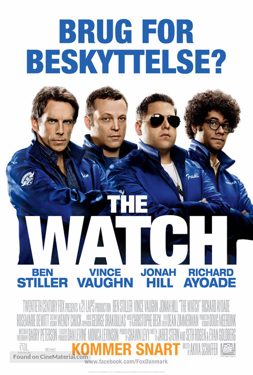 The Watch - Danish Movie Poster