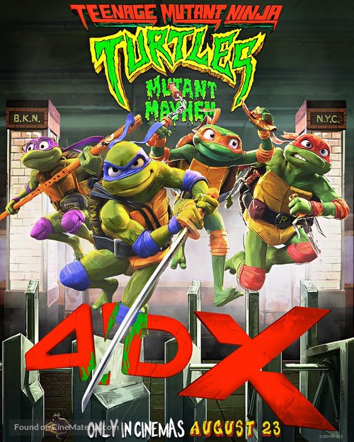 Teenage Mutant Ninja Turtles: Mutant Mayhem - Malaysian Movie Poster