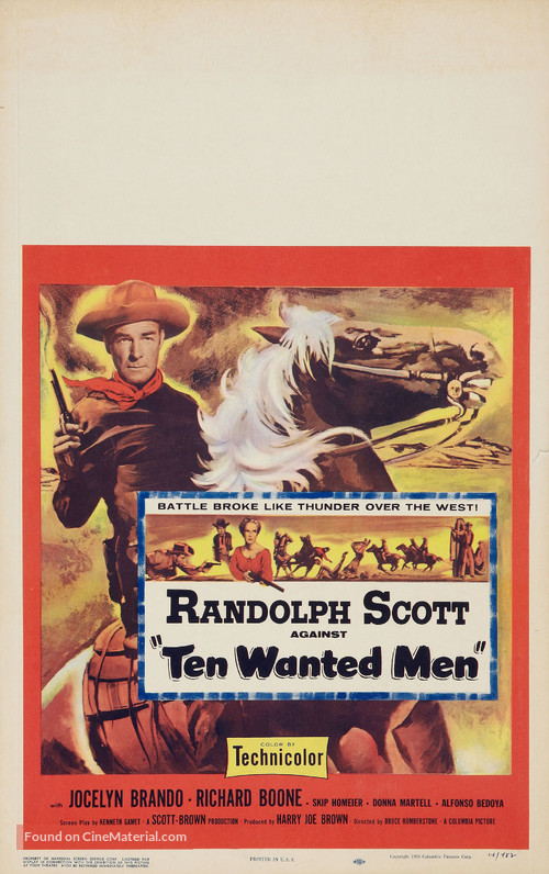 Ten Wanted Men - Movie Poster