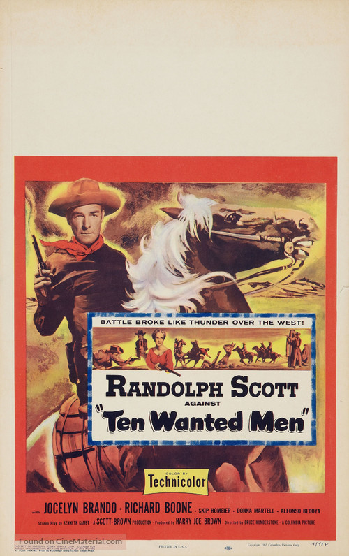 Ten Wanted Men - Movie Poster