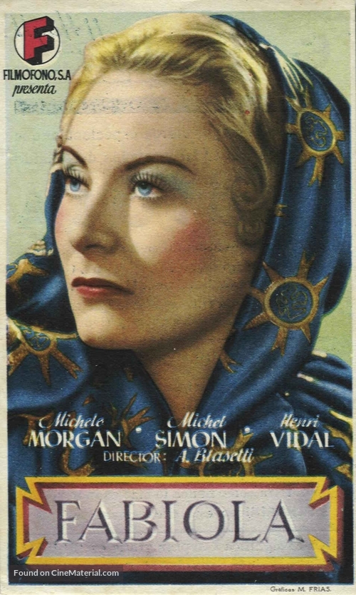 Fabiola - Spanish Movie Poster