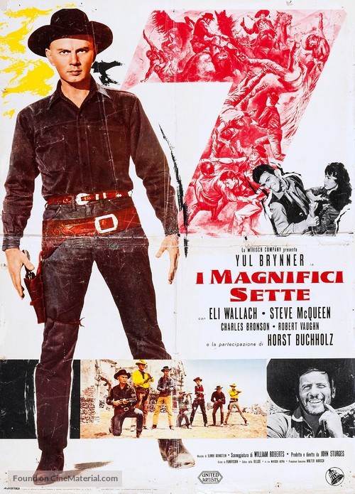 The Magnificent Seven - Italian Movie Poster