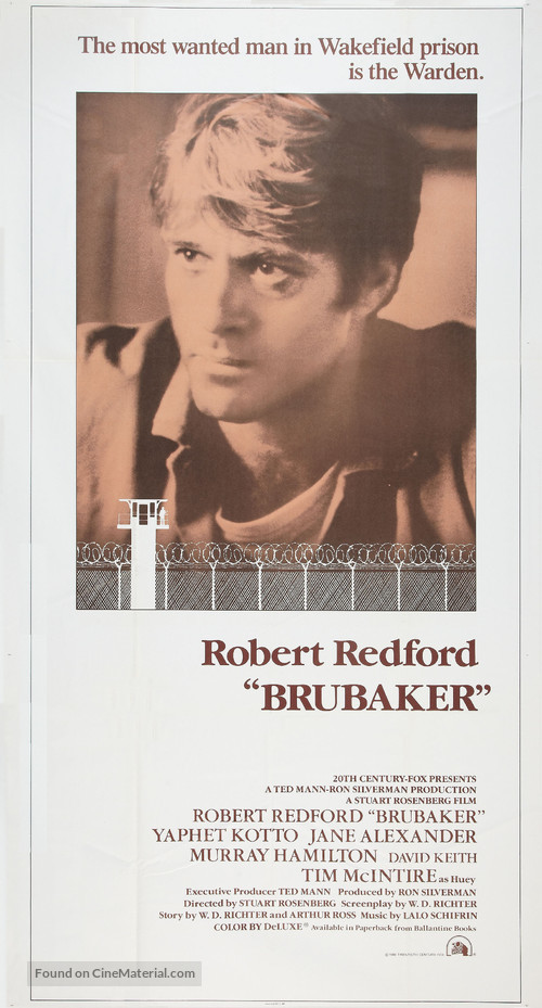 Brubaker - Theatrical movie poster