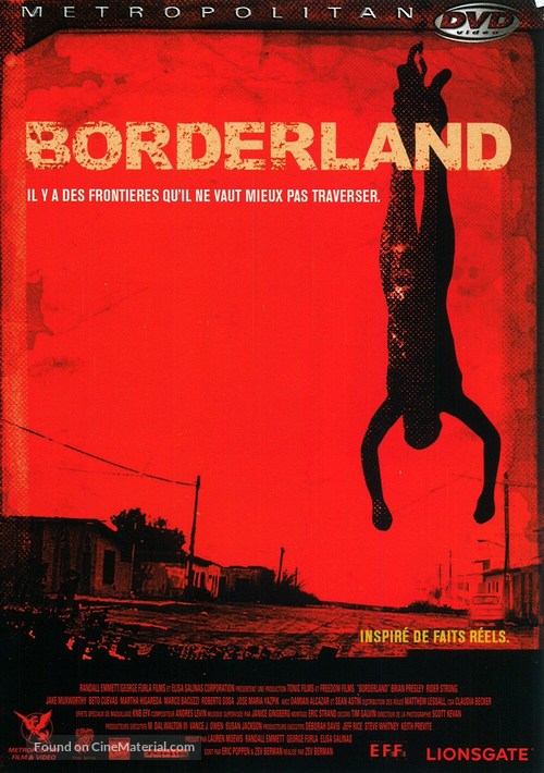 Borderland - French DVD movie cover
