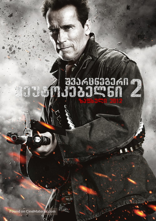 The Expendables 2 - Georgian Movie Poster