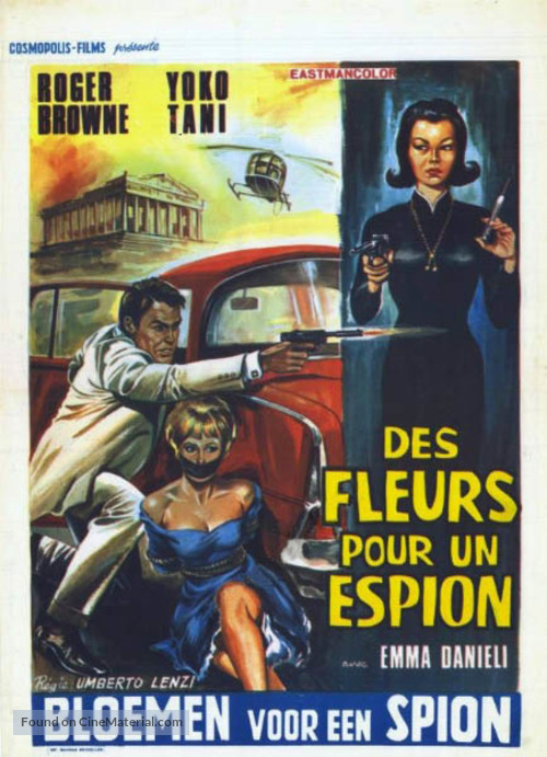 Le spie amano i fiori - Belgian Movie Poster