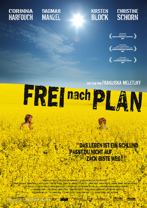 Frei nach Plan - German Movie Poster