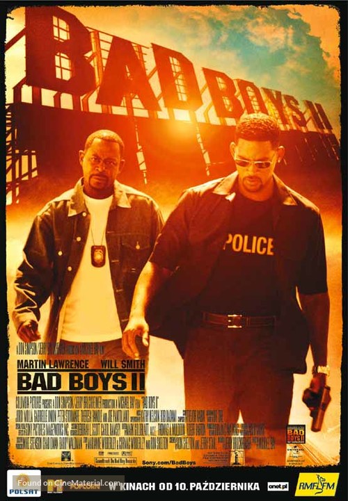 Bad Boys II - Polish Movie Poster