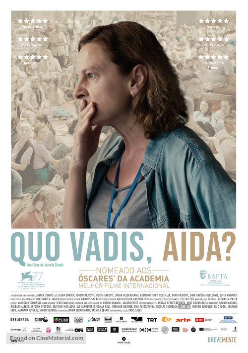 Quo vadis, Aida? - Portuguese Movie Poster