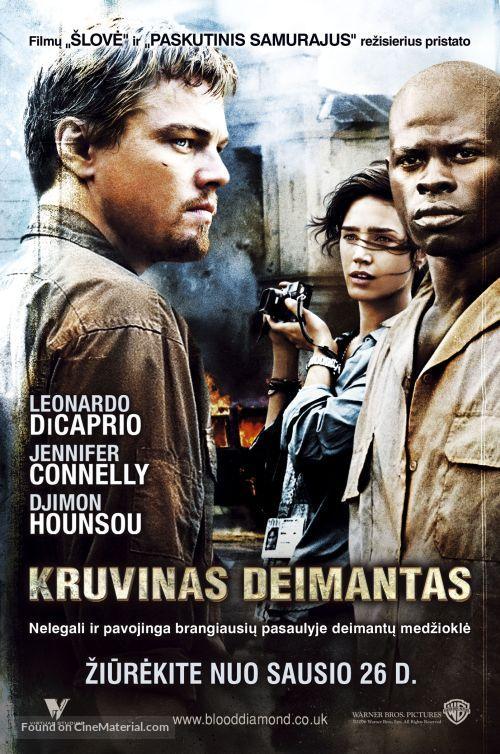 Blood Diamond - Lithuanian Movie Poster