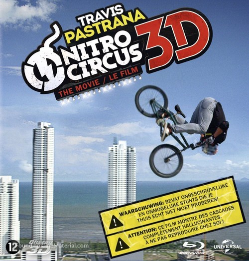 Nitro Circus: The Movie - Belgian Blu-Ray movie cover