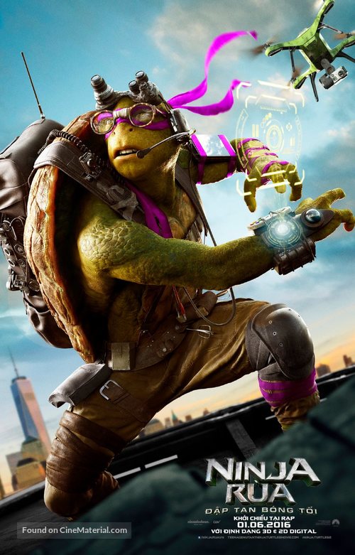 Teenage Mutant Ninja Turtles: Out of the Shadows - Vietnamese Movie Poster