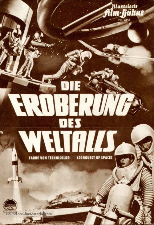 Conquest of Space - German poster