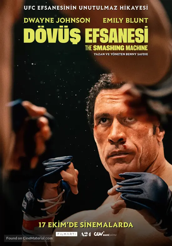 The Smashing Machine - Turkish Movie Poster
