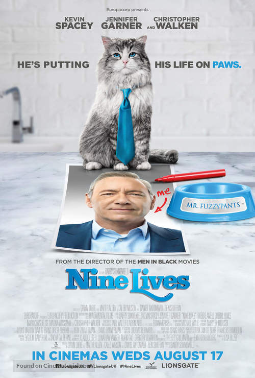 Nine Lives - British Movie Poster