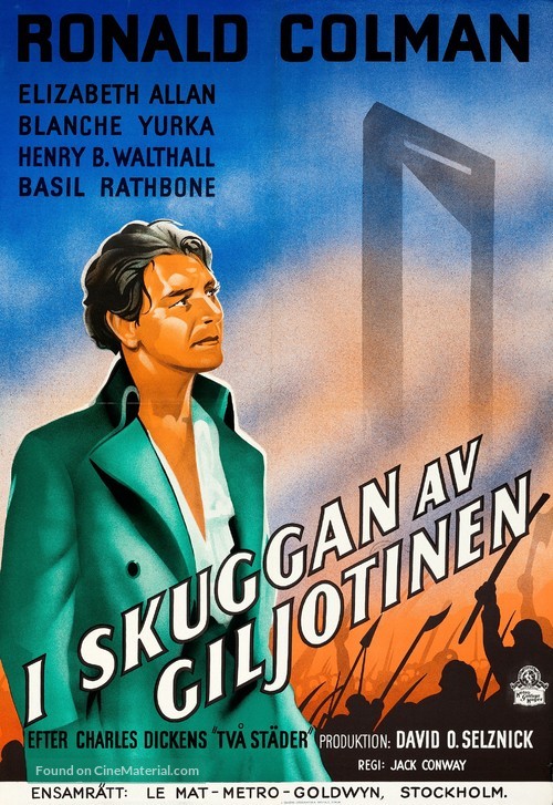 A Tale of Two Cities - Swedish Movie Poster