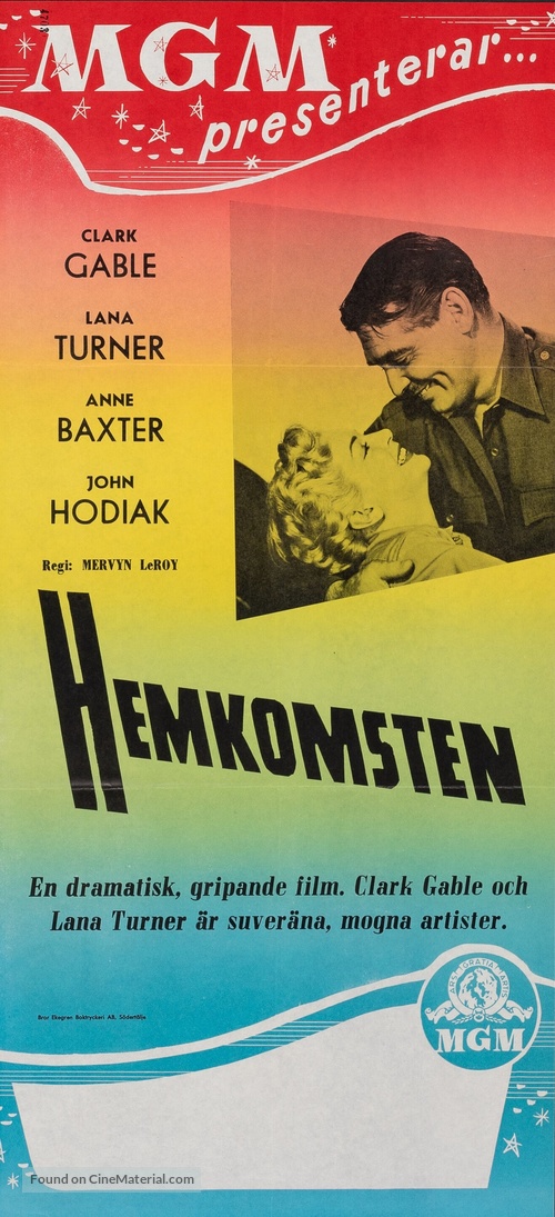 Homecoming - Swedish Movie Poster