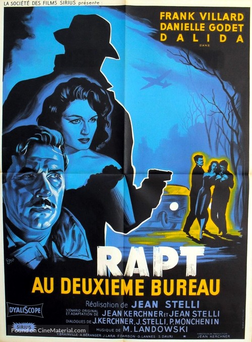 Rapt au deuxi&egrave;me bureau - French Movie Poster