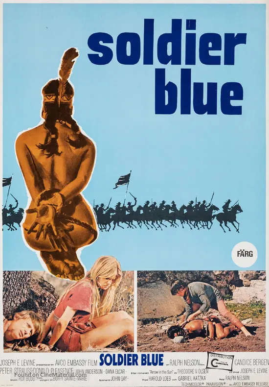 Soldier Blue - Swedish Movie Poster
