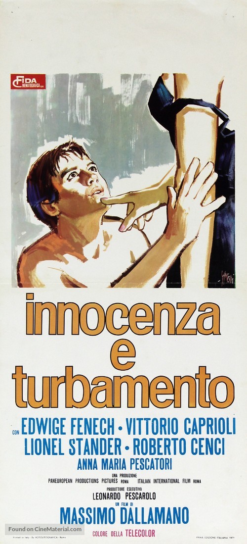 Innocenza e turbamento - Italian Movie Poster