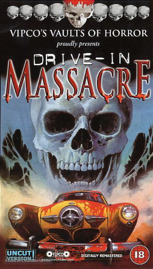 Drive in Massacre - British Movie Cover