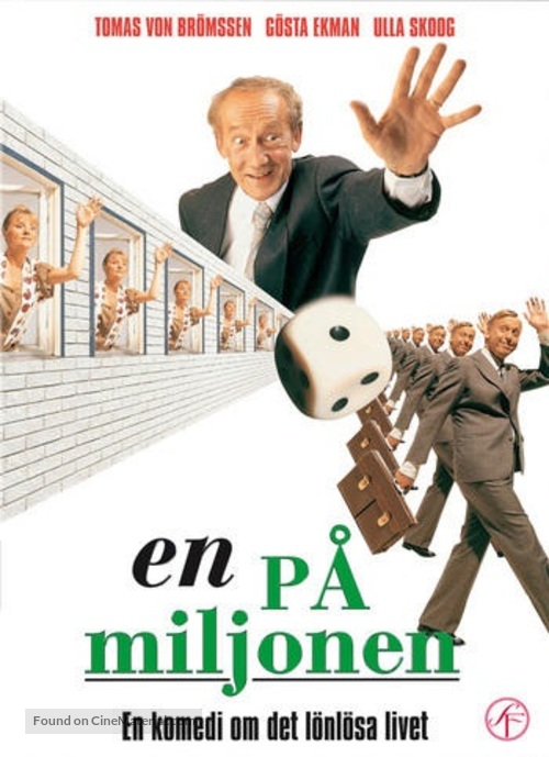 En p&aring; miljonen - Swedish Movie Cover