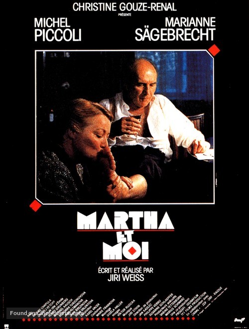 Martha et moi - French Movie Poster