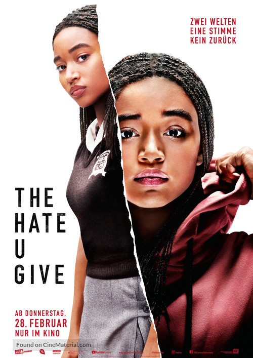 The Hate U Give - German Movie Poster