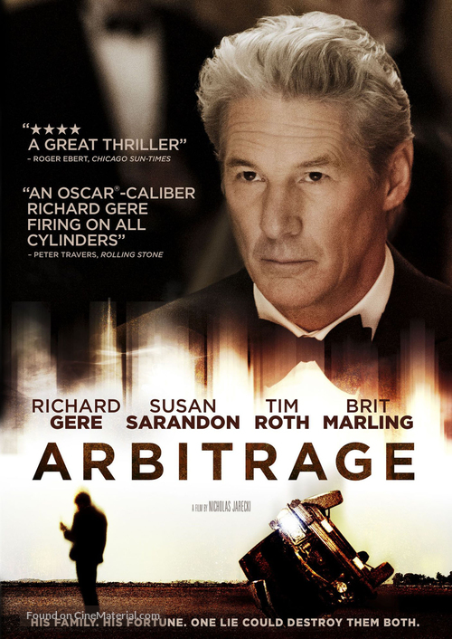 Arbitrage - DVD movie cover