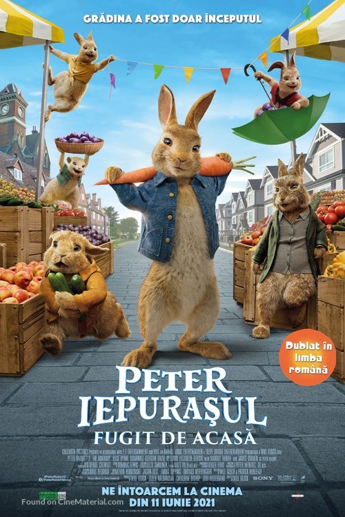 Peter Rabbit 2: The Runaway - Romanian Movie Poster