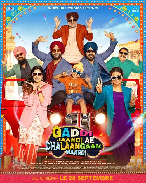 Gaddi Jaandi Ae Chalaangaan Maardi - French Movie Poster