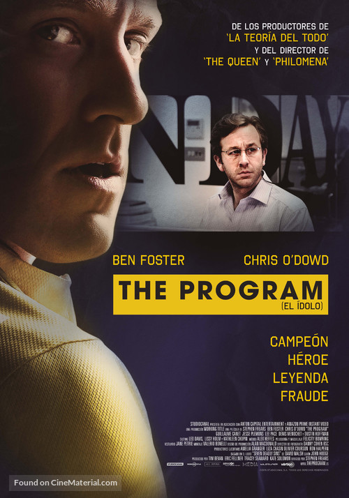 The Program - Spanish Movie Poster