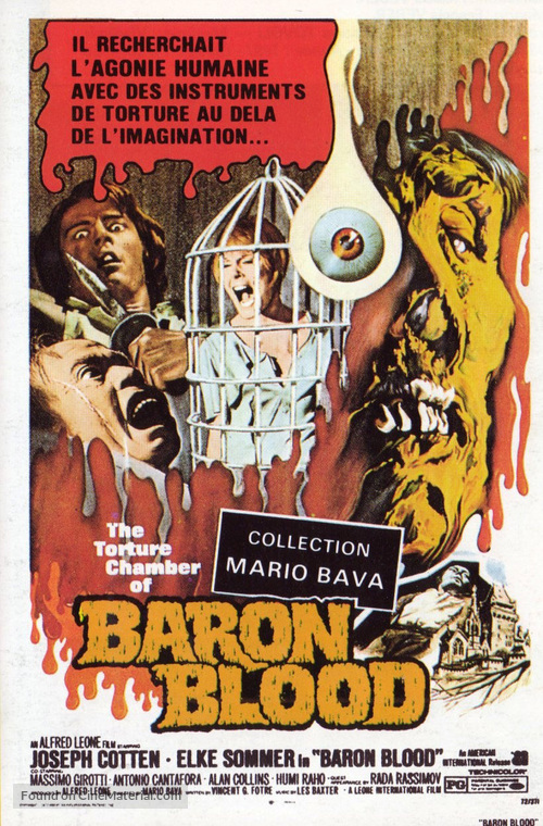 Gli orrori del castello di Norimberga - French DVD movie cover