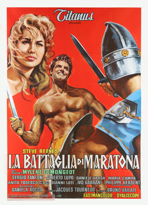 La battaglia di Maratona - Italian Movie Poster