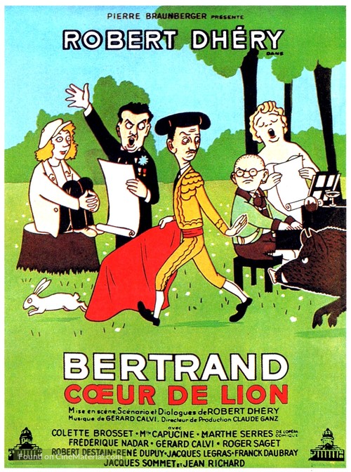 Bertrand coeur de lion - French Movie Poster