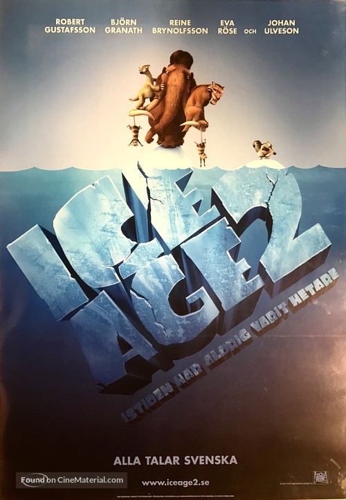 Ice Age: The Meltdown - Swedish Movie Poster