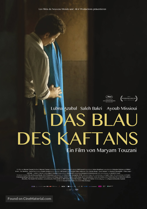 Le bleu du caftan - German Movie Poster