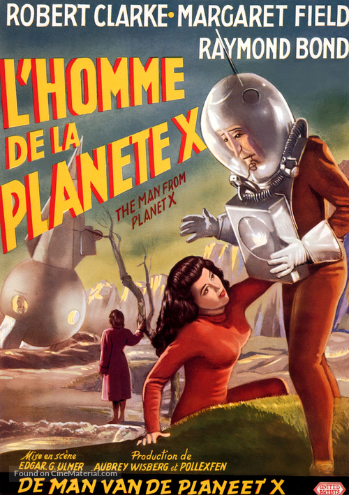 The Man From Planet X - Belgian Movie Poster