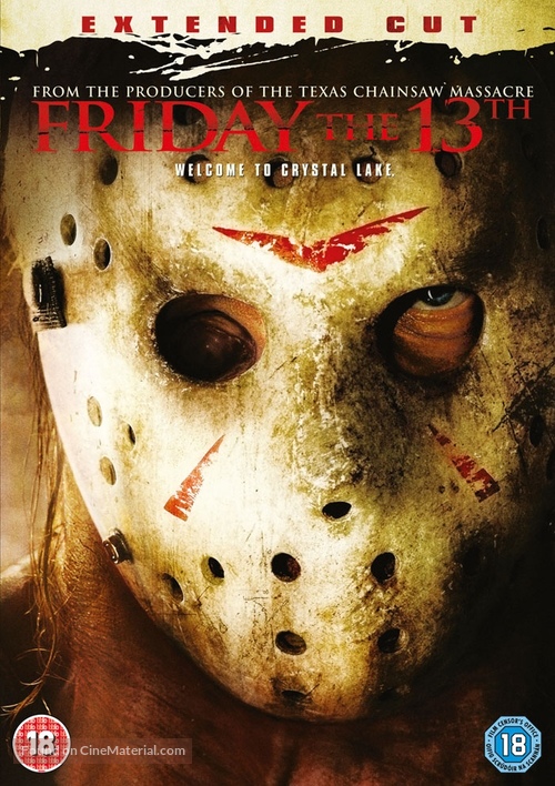 Friday the 13th - British DVD movie cover