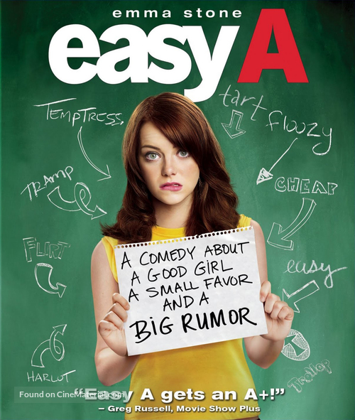Easy A - Blu-Ray movie cover