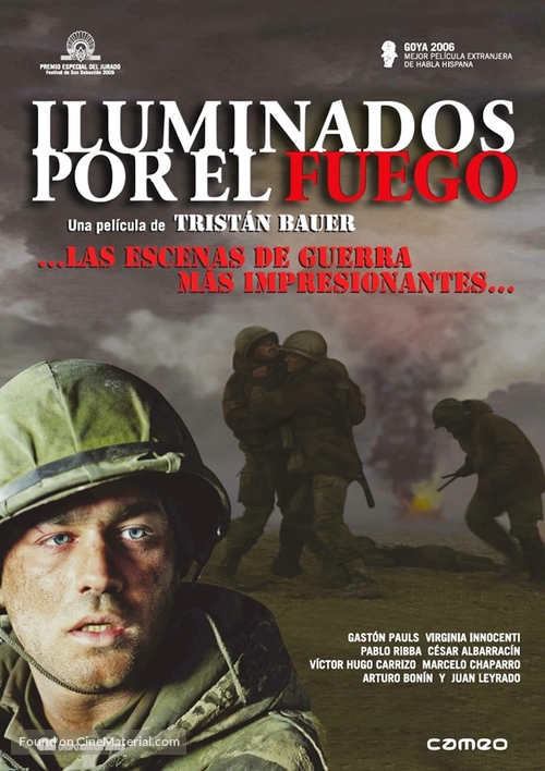 Iluminados por el fuego - Spanish Movie Poster