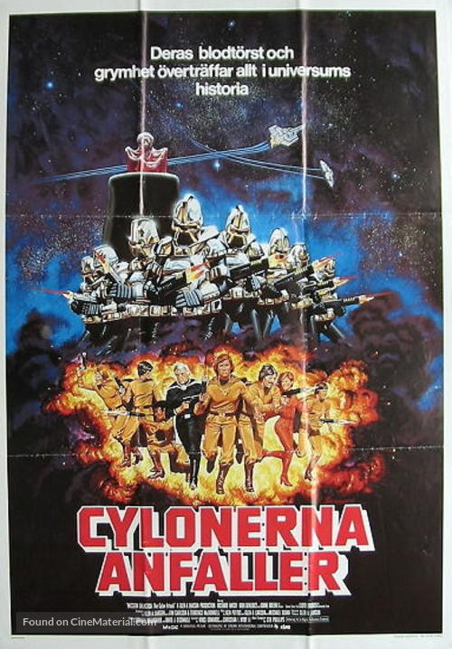 Mission Galactica: The Cylon Attack - Swedish Movie Poster