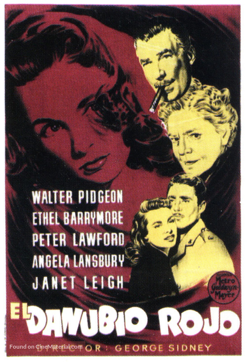 The Red Danube - Spanish Movie Poster