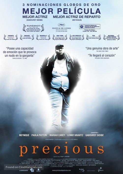 Precious: Based on the Novel Push by Sapphire - Spanish Movie Poster