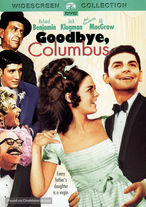 Goodbye, Columbus - DVD movie cover