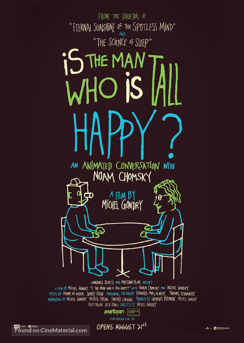 Is the Man Who Is Tall Happy?: An Animated Conversation with Noam Chomsky - Hong Kong Movie Poster