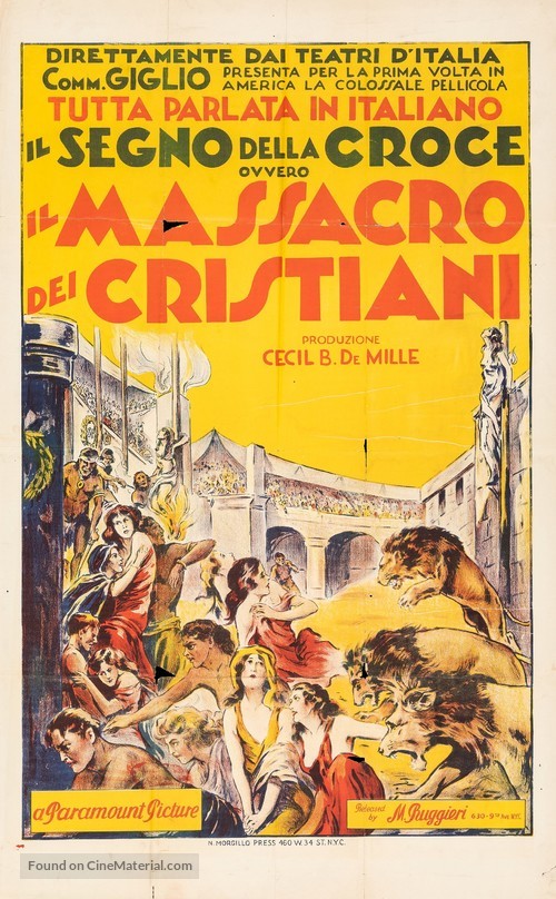 The Sign of the Cross - Movie Poster